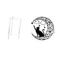 thumbnail image 1 of Mesita De Noche Minimalista De Acrílico Transparente Con Escultura De Gato De Metal Para Pared, Moderna Mesita De Noche Para Sala De Estar, Dormitorio, Hogar, Oficina, Decoración, 1 of 8