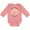 Mauve, variant on Inktastic Donut Worry Be Happy Pink Sprinkle Donut` Boys or Girls Long Sleeve Baby Bodysuit