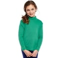 thumbnail image 2 of Leveret Solid Turtleneck 100% Cotton (2 Toddler Green), 2 of 3