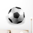 thumbnail image 1 of Ballon Football Sur Fond Wall Mural by Wallmonkeys Peel and Stick Graphic (24 in H x 24 in W) WM106875, 1 of 4