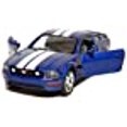 thumbnail image 3 of Kinsmart 2006 Ford Mustang GT Toit Rigide Voiture Moulée sous Pression Échelle 1/38 (Rayé Bleu), 3 of 3