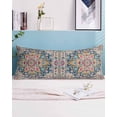 thumbnail image 2 of Colorful Boho Body Pillow Covers, Ethnic Vintage Mexican Flowers Southwestern Soft Bed Throw Pillowcases Breathable Cooling Long Lumbar Body Pillow Sham Cover for Bed Sofa 20''x54'', 2 of 7