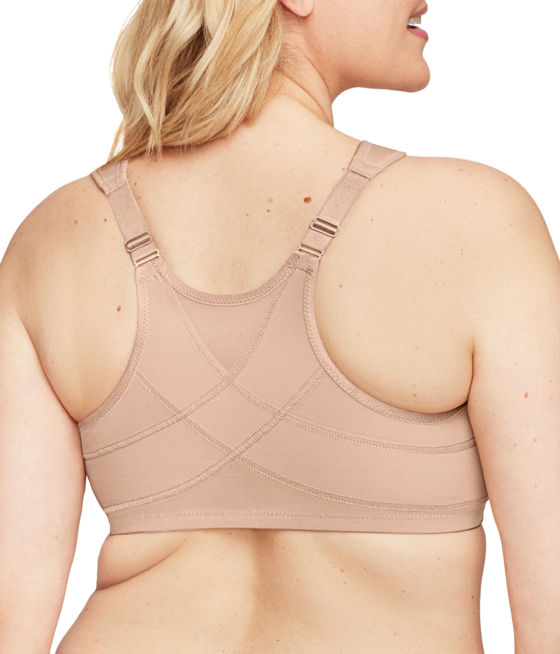 Glamorise WonderWire Front-Closure Posture Lace Underwire Bra 1255 (Women's & Women's Plus)