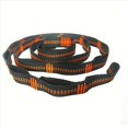 thumbnail image 3 of 5X Outdoor Hammock Tree Straps Tree Tie Rope High Load-Bearing Nylon Webbing Rock Climbing Flat Belt Cover Orange, 3 of 4