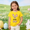 thumbnail image 2 of Aihuaihua Boys Girls Easter Shirts Bunny Tshirt Short Sleeve Crew Neck Tee Funny Rabbit Graphic Tshirts, 2 of 5