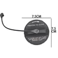 thumbnail image 3 of BotaniNest Universal Fuel Tank Cap Lockable Cap Replacement With Key For Trucks SUVs, 3 of 6