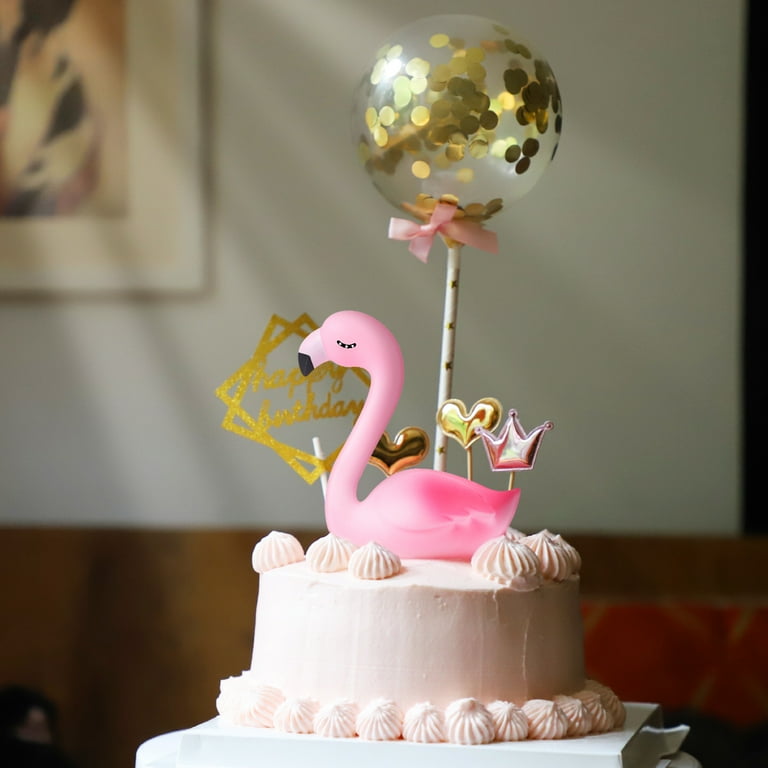 Flamingo baby sales shower cakes