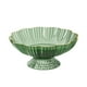 thumbnail image 5 of Frutero decorativo con orificios de drenaje, frutero de pedestal, cuenco decorativo Verde, 5 of 9