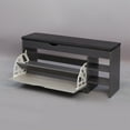 thumbnail image 4 of SOCE012 - Craftsman Shoe Storage bench with Long Bench Seat, 4 of 8