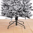 thumbnail image 4 of Árbol de Navidad Topeakmart Prelit Slim de 6 pies con luces negras, 4 of 8