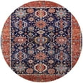 thumbnail image 1 of Ahgly Company Indoor Round Mid-Century Modern Pink Oriental Area Rugs, 4' Round, 1 of 6