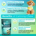 thumbnail image 3 of Welsdom Pets Calming Chew - 30 Chews | Natural Stress Relief for Dogs | Promotes Relaxation & Digestive Support | Omega-3 Enriched Chewable Tablets, 3 of 6