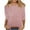 Pink, variant on Sequins Tops for Women 3/4 Length Sleeve Shirts Evening Party Formal Casual Dressy Blouses for Ladies