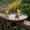 Brown, variant on Xdziklosj Deck Bird Bath, Plastic Bowl with Adjustable Clamp,10.5" Rustproof Birdbath and Feeder for Railing Fence Outdoor Garden Decor