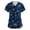 Sky Blue_04#105A, variant on Garbnen Christmas Scrub Tops Women Stretchy V Neck Short Sleeve Workout Tops for Women Winter Fall Xmas Print Uniforms Scrubs for Women with Pockets S-5xl