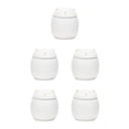 thumbnail image 3 of kurtrusly Large Capacity Ceramic Canisters Cute For Wide Application Ceramics Cat Form Ceramic Tea Jars Cat Shape Storage Jars white 150ml 5Set, 3 of 6