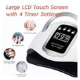 thumbnail image 3 of UV LED Lamp Portable Nail Dryer Machine Quick Dry Gel Nails Polish 132W Auto Sensor Nail Drying Lamp For Manicure ,Easy to Use, 3 of 6
