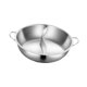 thumbnail image 4 of Olla Shabu Shabu de acero inoxidable con divisor, olla para cocinar, dividida 34 cm, 4 of 9