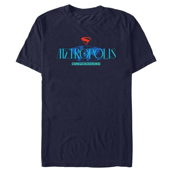 Mens Superman Metropolis Logo T Shirt