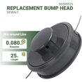 thumbnail image 2 of 90599025 Trimmer Replacement Head and Line Compatible with Dewalt DCST920B DCST920P1 DCST920P1 DCST990B DCST990H1 DCST990M1 String Trimmer,Weed Trimmer Head with Pre-Wound 0.080" 25Ft Line, 2 of 8