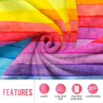thumbnail image 3 of Rainbow Throw Blanket Gifts for Women Girls, Colorful Decor for Couch Bed Sofa Travelling Camping, Birthday Christmas Soft Cozy Lightweight Blankets for Kids Adults Twin 60"x80", 3 of 5