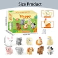 thumbnail image 3 of Learning Toys for 1,2,3 Year Old Toddlers, Safari Animals Toys Montessori Counting, Matching & Sorting Fine Motor Games,Early Educational Toys Learning Skill Math Toys Gift, 3 of 9