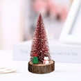 thumbnail image 6 of Mecorevxz Tabletop Mini Christmas Tree,9.84 Inch Simulated Snow Miniature Christmas Trees with Wooden Base for Christmas Decor Xmas Party Home Table Decorations, 6 of 8