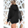 thumbnail image 4 of HSHDLDF Womens Oversized Sweatshirts Fleece Hoodies Long Sleeve Shirts Pullover Fall Clothes with Pocket, 4 of 6
