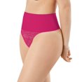thumbnail image 1 of Maidenform Womens Shaping Thong with Cool Comfort, M, Fresh Berry Lace, 1 of 5