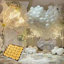 YiBai 50 Pcs Tobacco- Candle Floating Tea Lights Wedding Party Candle Small Votive Candles Mini Candles Round Candles Tea Light for Wedding Romantic Paraffin, Yellow(M)