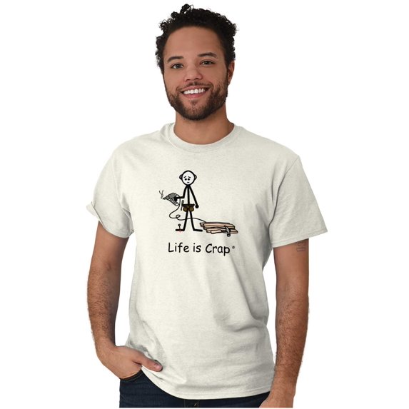 Handyman Fail Power Tools DIY Funny Mens Graphic T Shirt Tees Brisco Brands