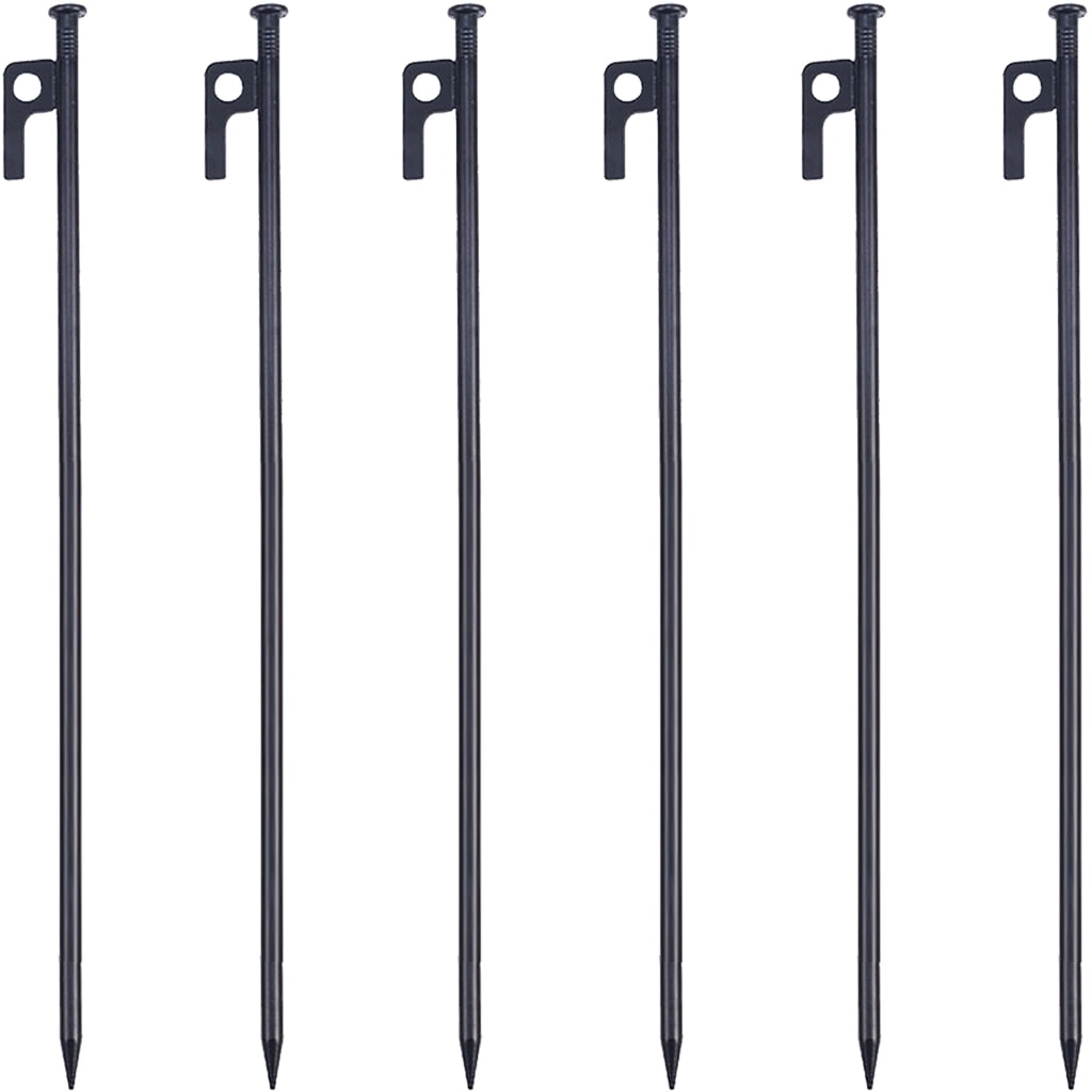 Heavy Type Camping Stakes for Tents Sand Beach Rustproofed Steel Secure Windproofed Multiple Surfaces Application