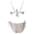 thumbnail image 2 of Traje de Baño Ocean Pacific para Mujer Bikini con Varilla en Top, Escote con Holanes Estampado Rosa Talla EG 2 Piezas, 2 of 4