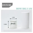 thumbnail image 4 of Porcelain Pencils Holder Stand ,Ceramic Pens Holder (White), 4 of 6