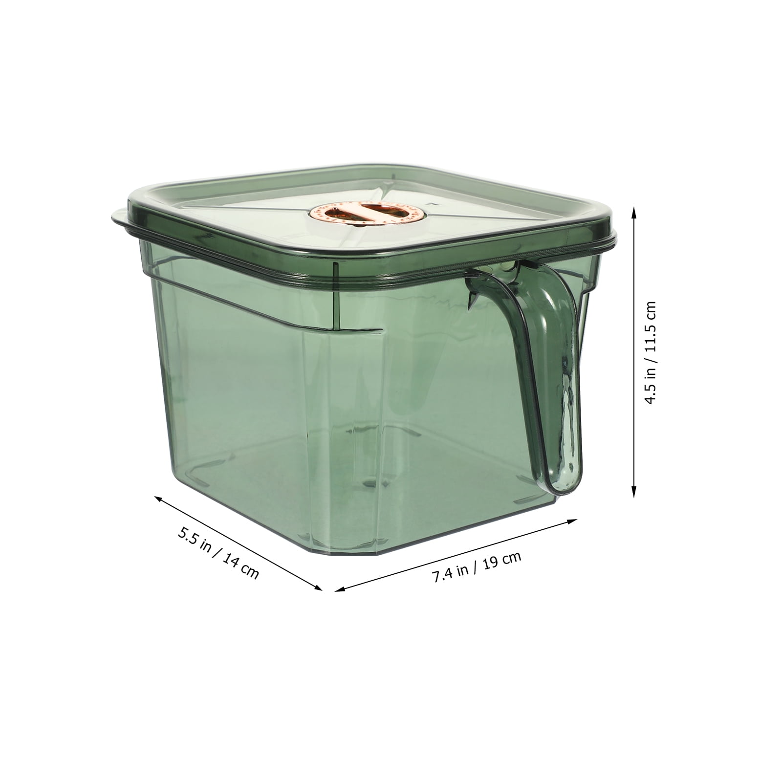 Fridge Refrigerator Plastic Storage Bins with Lids Fruit Container