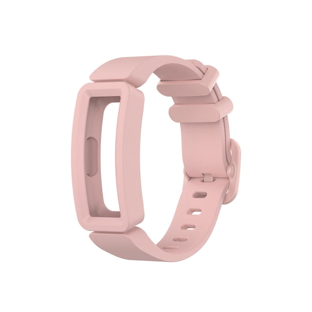 Compatible con Fitbit Ace 2 Bands para niños 6+, pulsera de silicona suave, accesorios para reloj, pulseras deportivas coloridas para Fitbit Ace 2 para niños y niñas (rosa claro) brillar Juguete