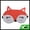 Red, variant on Unique Bargains Comfortable Adjustable Portable Cartoon Fox Sleep Mask Red