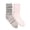 Grey/Pink Fairisle, variant on MUK LUKS Women's Tall Slouch Cabin Socks, 2-Pack, OSFM