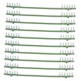 thumbnail image 3 of WEUVEB 50pcs Tomato Cage Connector Green Plastic Trellis Buckle Adjustable for Climbing Vegetables, 3 of 6