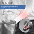 thumbnail image 5 of Cho-Pat Golfer’s Elbow Strap, Forearm Support Brace for Golfer's Elbow and Muscle Overuse Strains, Large, 5 of 6