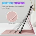thumbnail image 6 of Fintie Case for Samsung Galaxy Tab S8+/S8 Plus 2022/S7 FE 2021/S7 Plus 2020 12.4 inch Tablet, Multi-Angle Stand Cover with Pocket Auto Wake/ Sleep , Built-in S Pen Holder, Dreamy Marble, 6 of 8