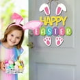 thumbnail image 2 of SDNall Easter Decorations Bunny Sign Hanging Welcome Sign Easter Hanging Door Decorations for Spring Decor Supplies, 2 of 6