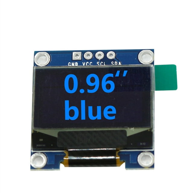 tredstone Modules d'Affichage 0,96 Pouce Éclairage Automatique Carte OLED Couleur Complète Écran Mini LED Lumineux Bleu
