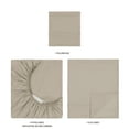 thumbnail image 6 of Mainstays Super Soft Brushed Microfiber Bed Sheet Set, Washed Tan, Twin-XL, 3 Piece, 6 of 13