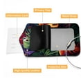 thumbnail image 4 of Square PU Leather 2 Pack Travel Tag - Bag Tag - Suitcase Tag with Privacy Cover and Stainless Steel Ring - Suitable for Travel, Backpack, and Handbag Tropical Leaves, 4 of 7