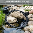 thumbnail image 6 of OrangeFerry Black 3/8-INCH PVC Heavy Duty Rubber Water Hose and Garden Hose, 100 FT Flexible Water Hose with 4 Hose Clamps for Pond, 6 of 9