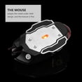 thumbnail image 3 of OULII 1pc Upgraded Gaming Mouse Metal Luminous Wired Mouse With Dpi Macro Functions For Office And Gaming Use Black, 3 of 8