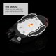 thumbnail image 4 of FUTUREORYY 1Ud Mouse De Metal Negro Con LED Para Juegos Y Oficina Con Botón Dpi Y Programación Mecánica, 4 of 8