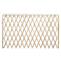 Evenflo Expansion Walk-Thru Room Divider Baby Gate (Natural Wood), Fits Openings 24 - 60 in. Wide