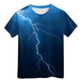 thumbnail image 4 of JUMEYU Tshirts for Kids Boys Toddler Kids Baby Boy Birthday T-Shirt Dinosaur Birthday Shirts for Boys Party Tops Summer 1T 2T (Blue,1-2 Years), 4 of 5